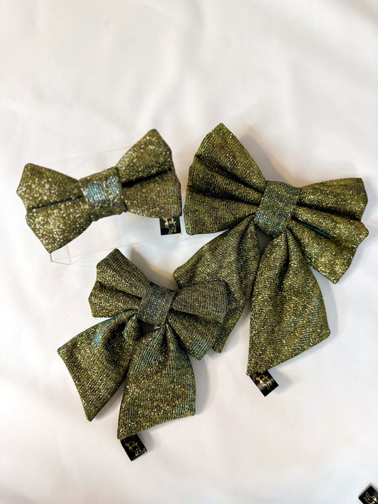 Golden New Year Sailor Bows and Bowtie