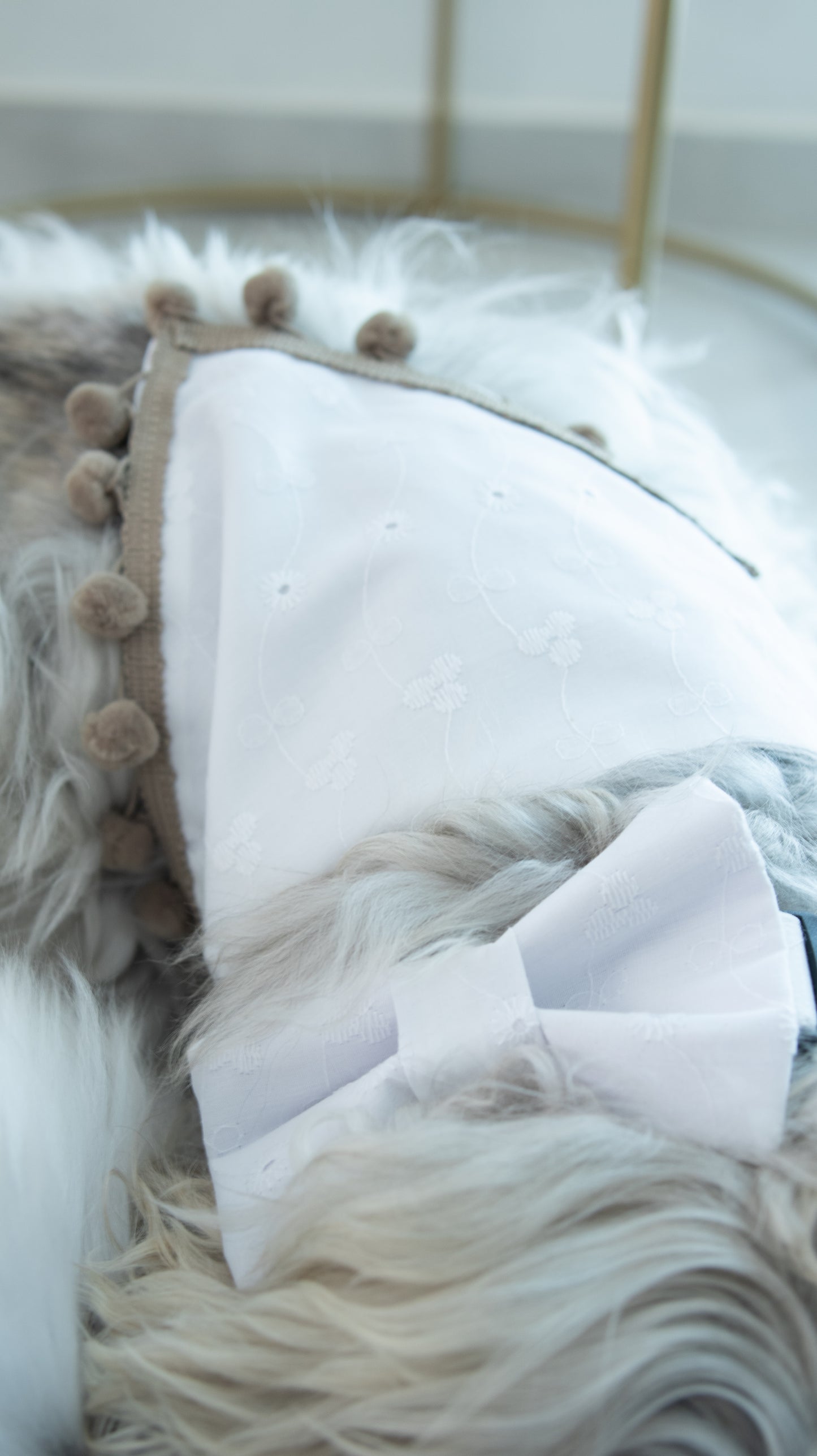 Mommy and Me POMPOM Bandana, Mommy Hair Sailor Bow and Bowtie For your pup Bundle