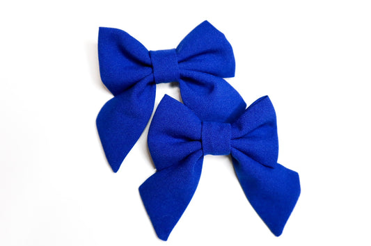 Royal Blue Hair Bow