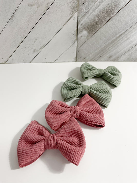 Maple and Syrup Hair Bow