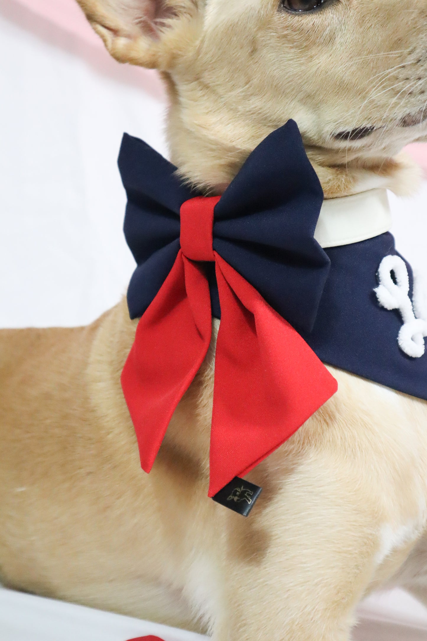 Navy Red Sailor Bow